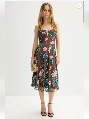 dress the population antonia dress Porridge Antonia Twist-Front Ribbed Maxi Dress